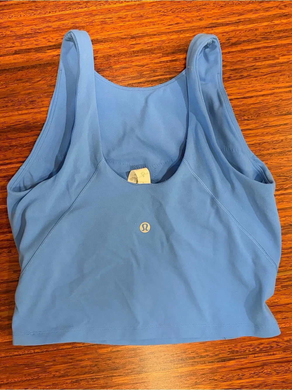 Lululemon Align High-Neck Tank Top Blue Nile size 4 EUC crisp rip tag